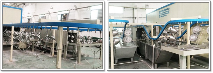 懸掛式自動(dòng)清洗線